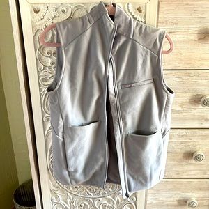 Figs medium vest light gray worn once